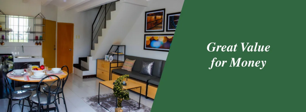 A bright and modern living area in a Bulacan property, showcasing affordability and style, is a compelling reason to invest in real estate in Bulacan