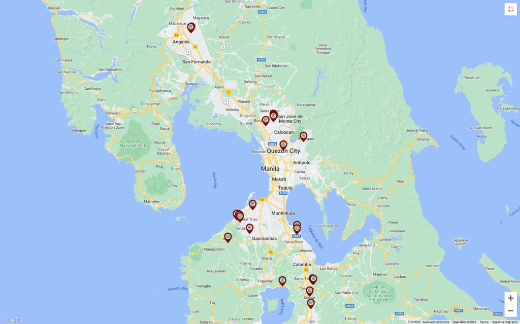 borland development corporation project map